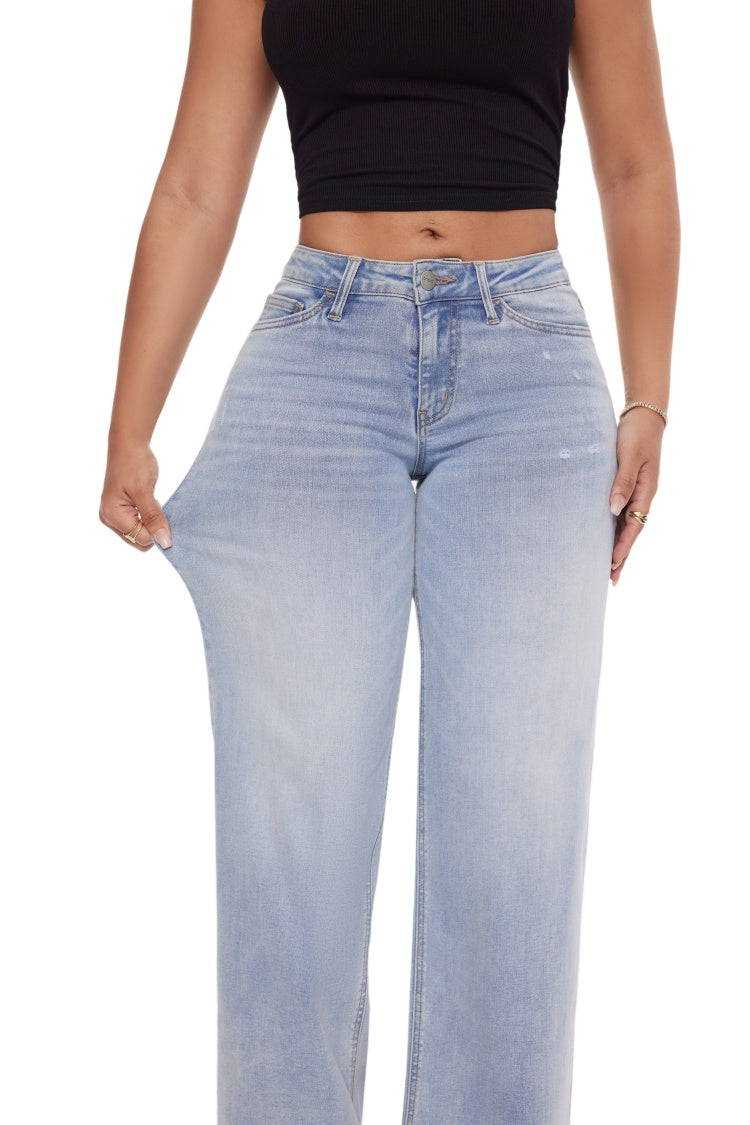 Mid-Low Rise Baggy Jeans