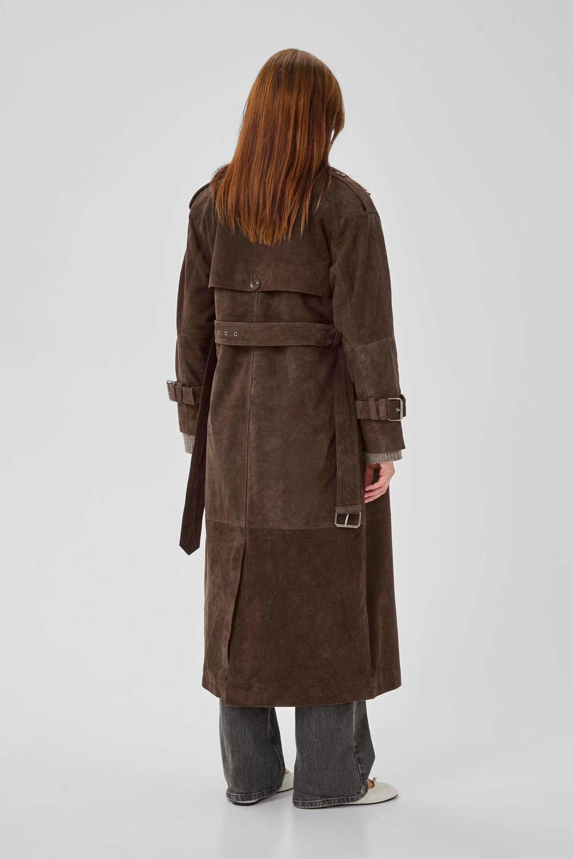 Roselle brown trenchcoat
