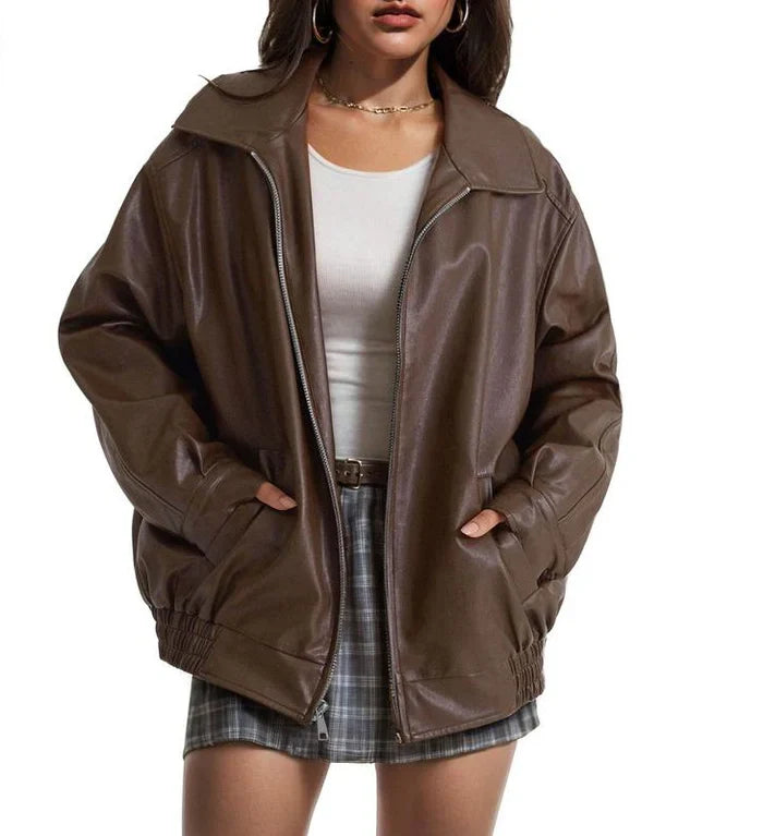 Roselle London Oversized Leather Jackets