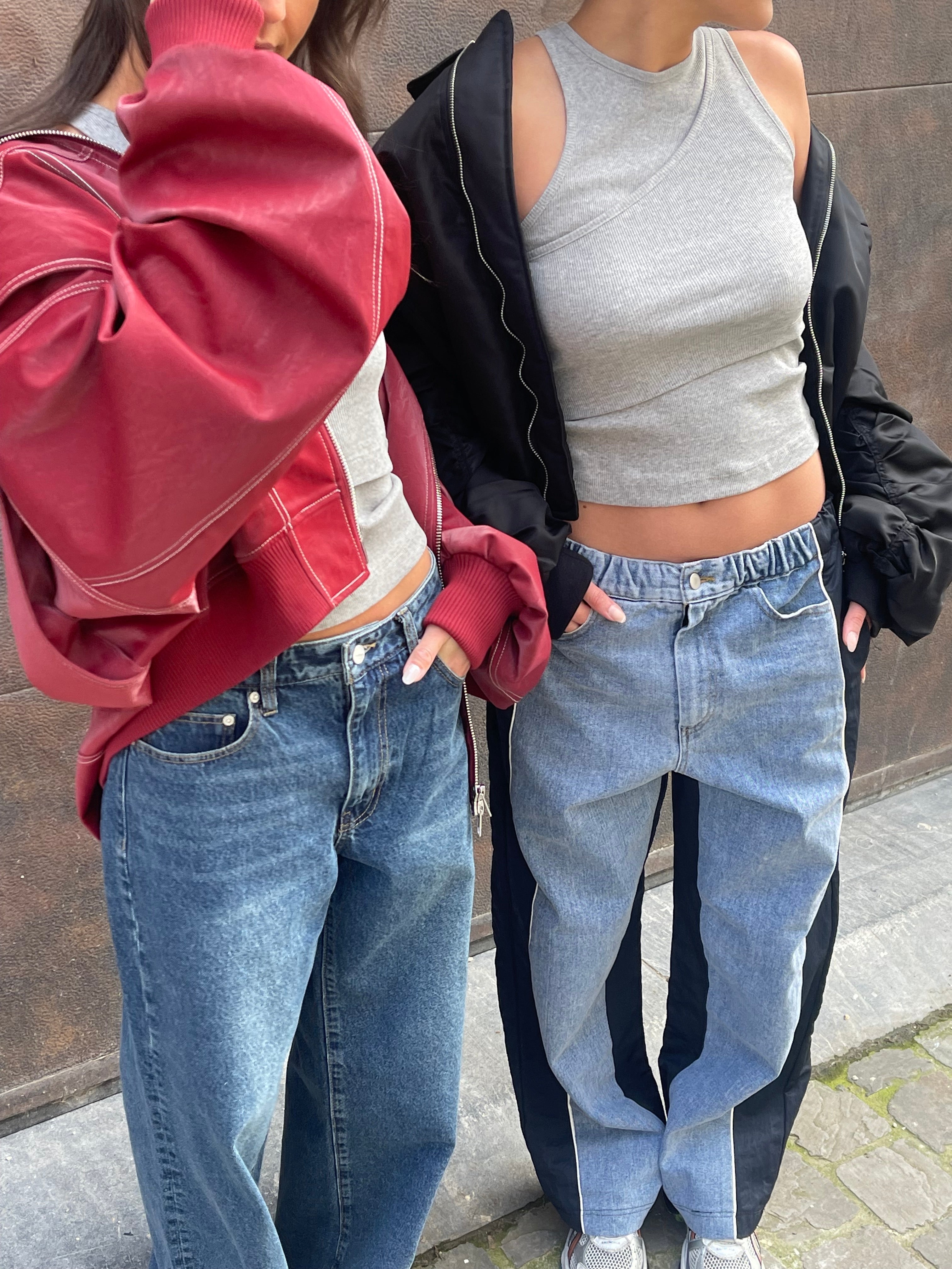 Roselle™ Oversized Leather Jacket