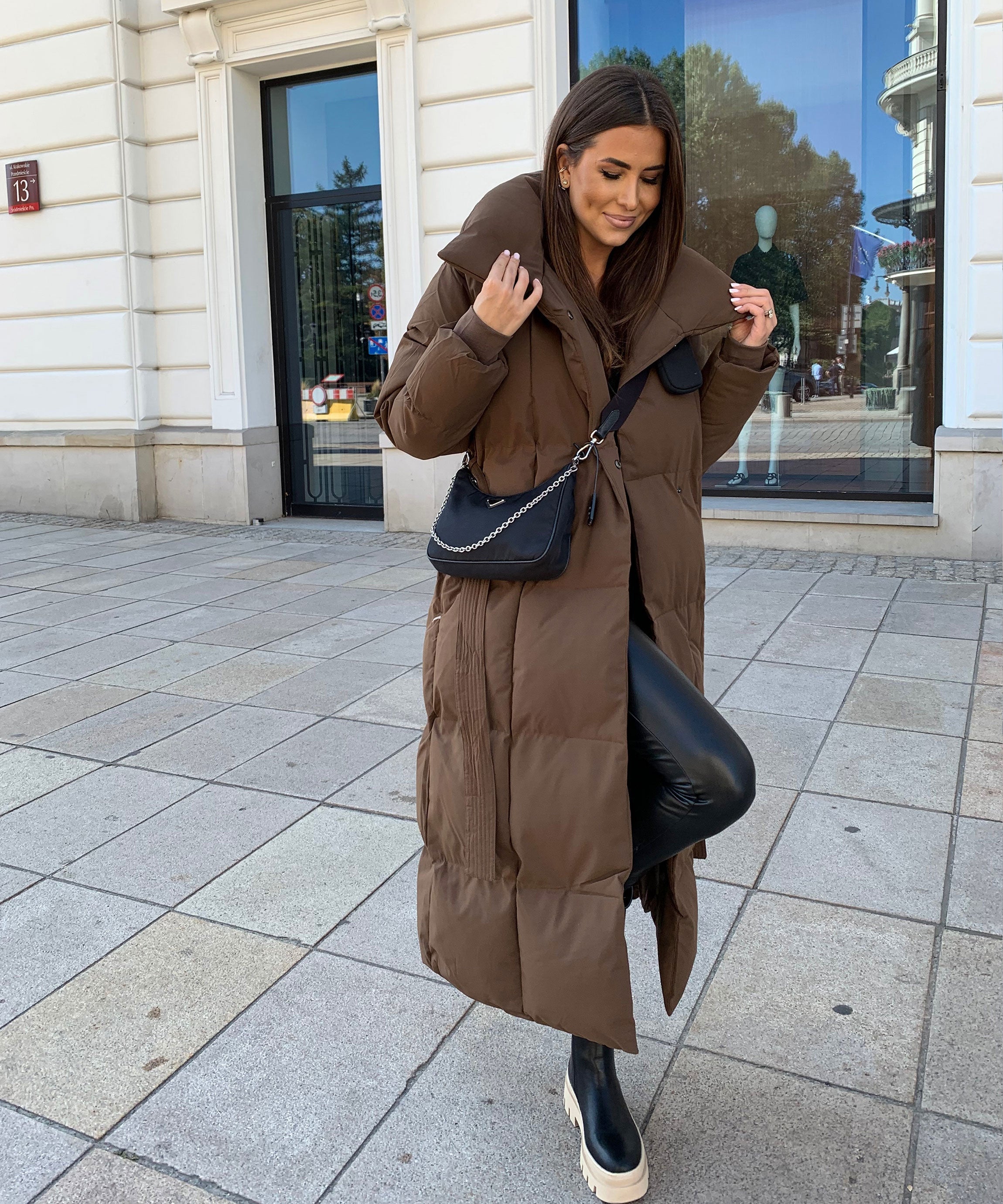 Roselle Longline Puffer Jacket