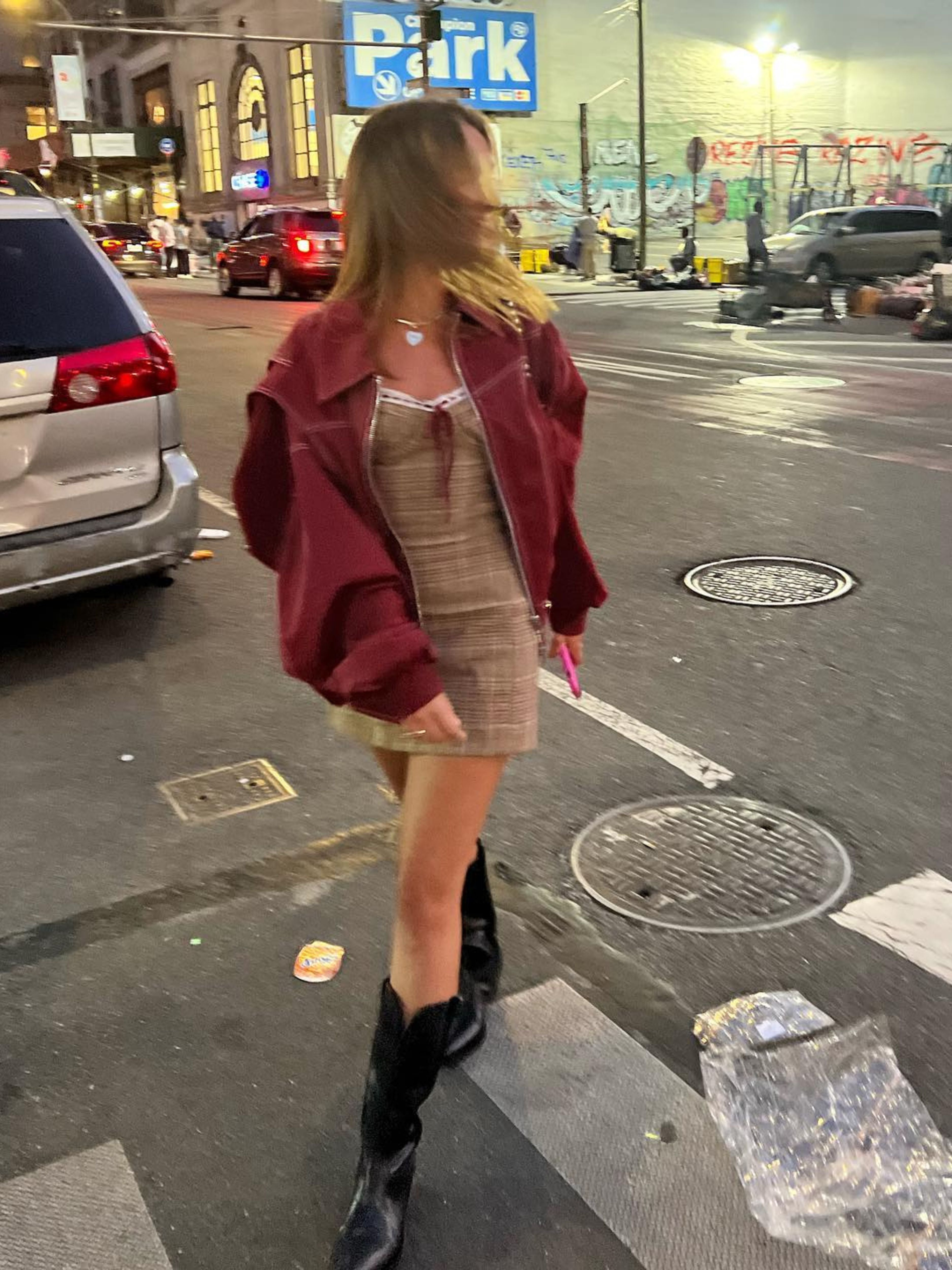 Roselle™ Oversized Leather Jacket