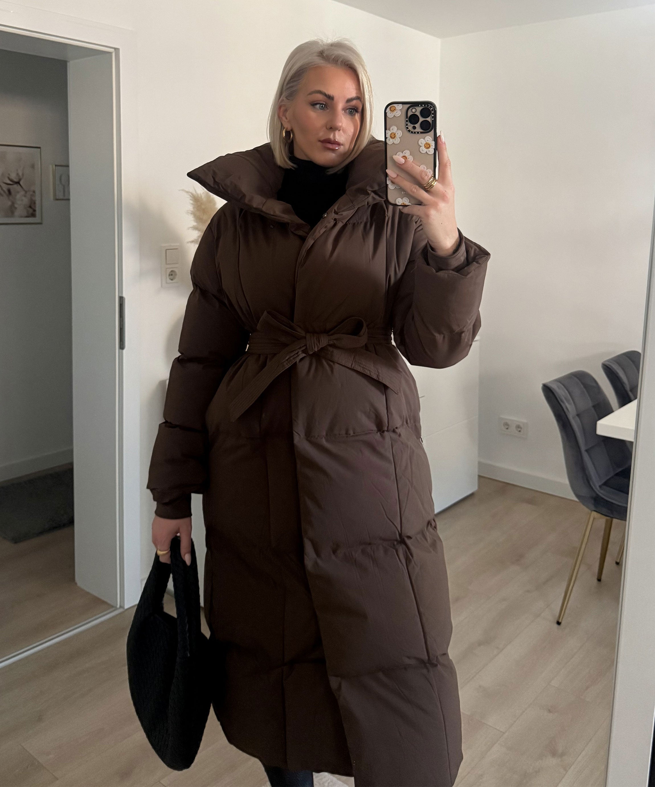 Roselle Longline Puffer Jacket