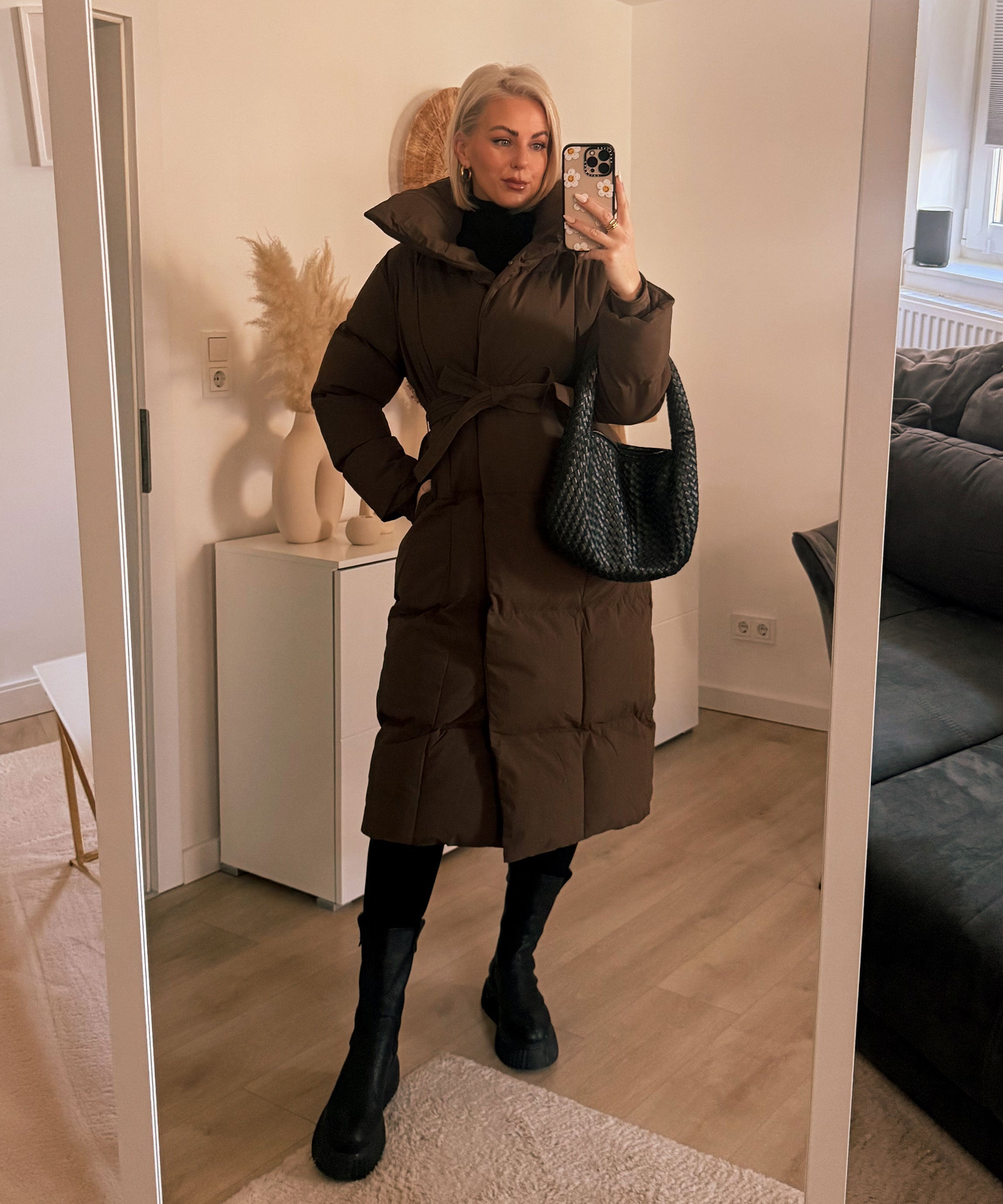 Roselle Longline Puffer Jacket