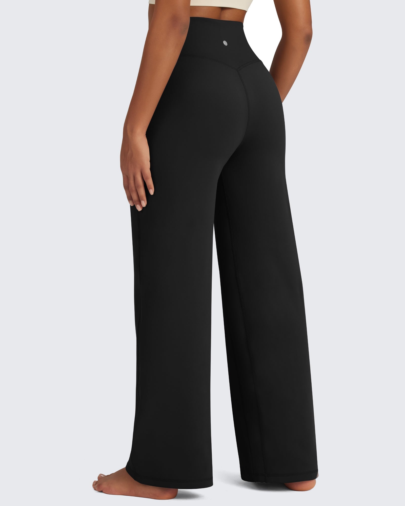 Fleece Lined High-Waist Loose Casual Pants