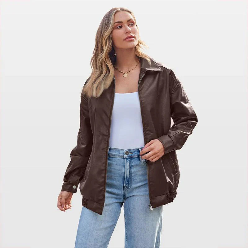 Roselle London Oversized Leather Jackets