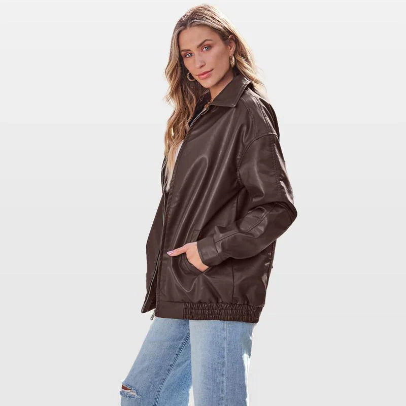 Roselle London Oversized Leather Jackets