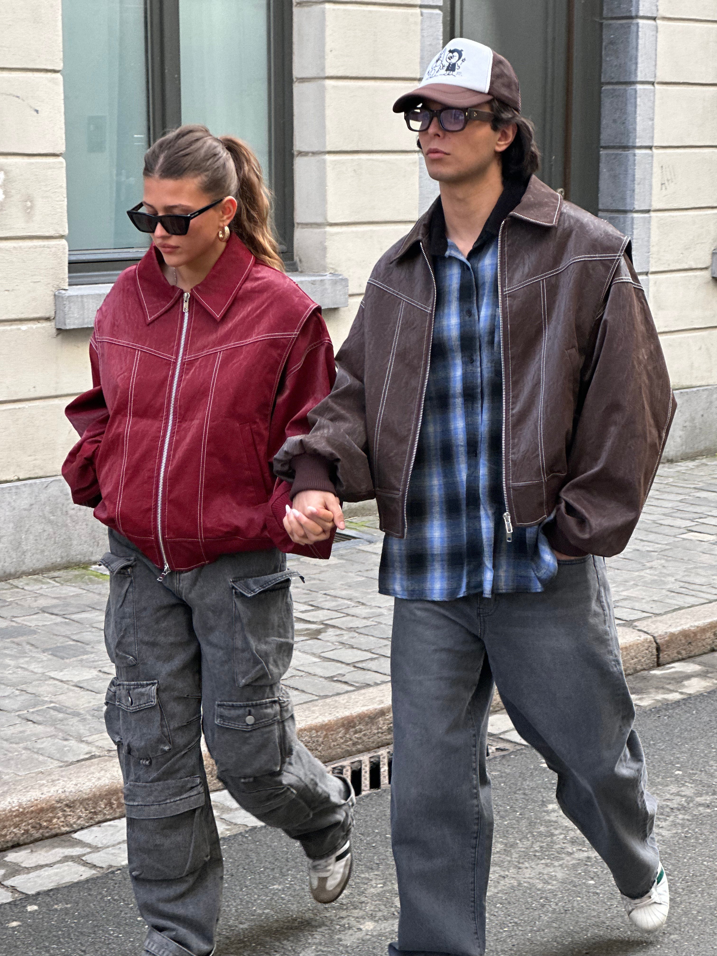 Roselle™  Oversized Leather Jacket