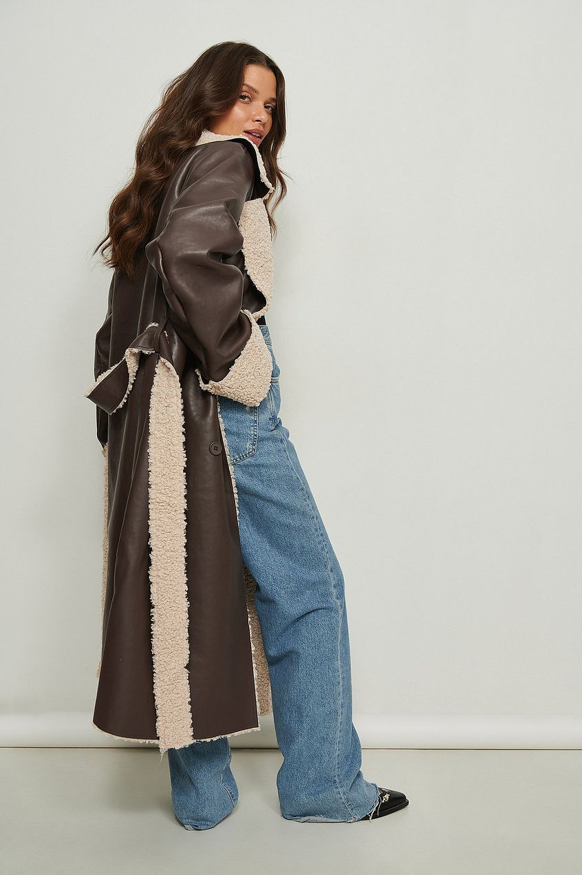Roselle shearling coat